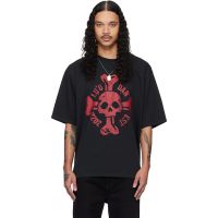 LUU DAN Black Concert T-shirt 261331M213014