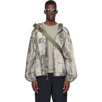 RCOS Taupe Griffith NR.PA Running Jacket 261337M180004
