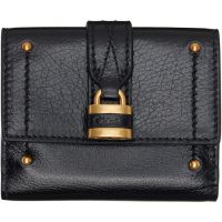 Chloe Black Mini Paddington Tri-Fold Wallet 261338F040001