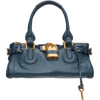 Chloe Blue Paddington Bag 261338F046003