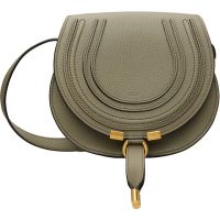 Chloe Taupe Small Marcie Saddle Bag 261338F048011
