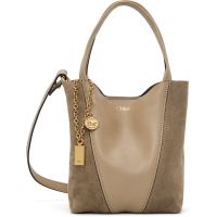 Beige Small Chloe Spin Tote 261338F049004