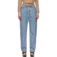 Chloe Blue High-Rise Tapered Jeans 261338F069001
