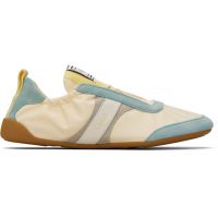 Yellow & Blue Chloe Kick Sneakers 261338F128005