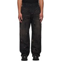 ALEXANDER DIGENOVA Black Underground Painter Trousers 261339M186004