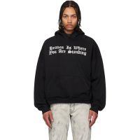 ALEXANDER DIGENOVA Black Heaven is Where Hoodie 261339M202002