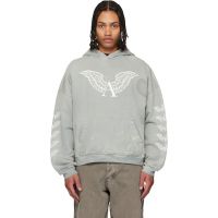 ALEXANDER DIGENOVA Gray Logo Hoodie 261339M202005
