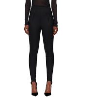 Mugler Black Tailored Leggings 261345F087000