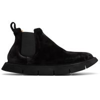 Marsell Black Intagliata Leather Chelsea Boots 261349M223002