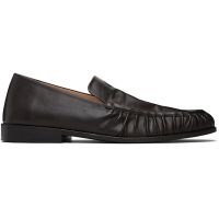 Marsell Brown Mocassino Leather Loafers 261349M231004