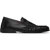 Marsell Black Mocassino Leather Loafers 261349M231005
