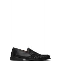 Marsell Black Mocassino Leather Loafers 261349M231005