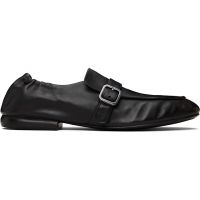 Marsell Black Mandolo Leather Loafers 261349M231011