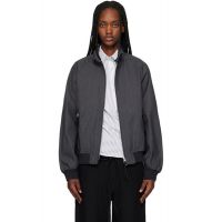 POST ARCHIVE FACTION (PAF) Gray Opening Bomber Jacket 261351F058000
