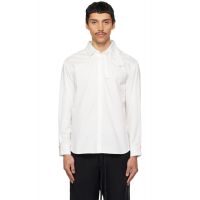 POST ARCHIVE FACTION (PAF) White Trimmed A Shirt 261351M192000