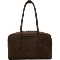 MARGESHERWOOD Brown Soft Boston Bag 261369F046017