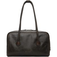MARGESHERWOOD Brown Soft Boston Bag 261369F046029