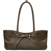 MARGESHERWOOD Brown Grandma Used Shoulder Bag 261369F048073