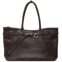 MARGESHERWOOD Brown Grandma Used Large Tote 261369F049002