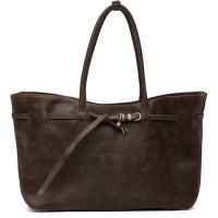 MARGESHERWOOD Brown Grandma Used Large Tote 261369F049004