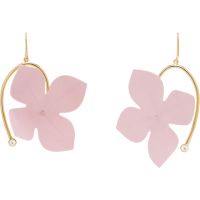 Marni Poplin Flower Hook Earrings 261379F022001