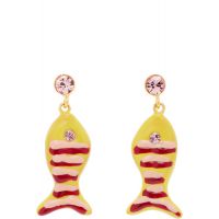 Marni Fish & Rhinestone Earrings 261379F022010