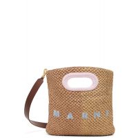 Marni Brown Paper Raffia Seaside Bag 261379F046006