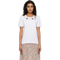 Marni White Cotton Jersey T-shirt 261379F110000
