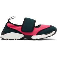 Marni Green & Pink Lycra Mary Jane Running Sneakers 261379F128002