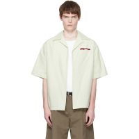 Marni Green Cotton Jacquard Shirt 261379M192010
