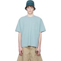 Blue Cotton Marni Patches T-shirt 261379M213001