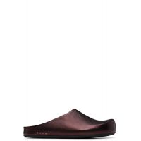 Marni Brown Fussbett Sabot Slip-On Loafers 261379M234003