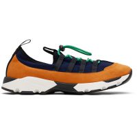 Marni Navy & Orange Lycra Lace-Up Running Sneakers 261379M237000