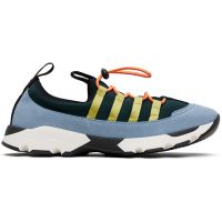 Marni Green & Blue Lycra Lace-Up Running Sneakers 261379M237002