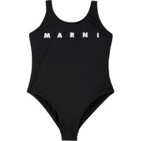 Kids Black Nylon Marni Print Swimsuit 261379M705001