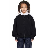Marni Kids Black Logo Track Jacket 261379M720000