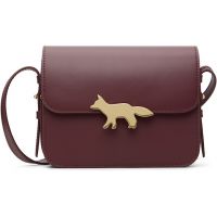 Maison Kitsune Burgundy Edie Bag 261389F048000