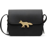 Maison Kitsune Black Edie Large Bag 261389F048005