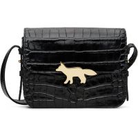 Maison Kitsune Black Edie Bag 261389F048006
