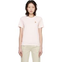Maison Kitsune Pink Dreaming Fox Regular T-shirt 261389F110014
