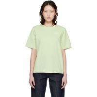Green Maison Kitsune Handwriting Comfort T-shirt 261389F110024