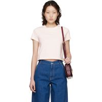 Maison Kitsune Pink Baby Fox T-shirt 261389F110030