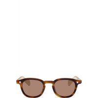 Maison Kitsune Brown A. Society Edition Camille Sunglasses 261389M134000