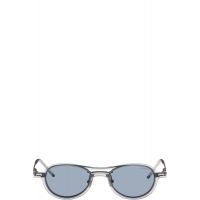 Maison Kitsune Black A. Society Edition Hikari Sunglasses 261389M134004