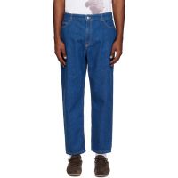 Maison Kitsune Blue Tapered Jeans 261389M186001