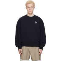 Maison Kitsune Black Cafe Relax Sweatshirt 261389M204029