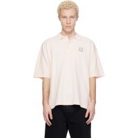 Maison Kitsune Pink Fox Head Oversize Polo 261389M212021