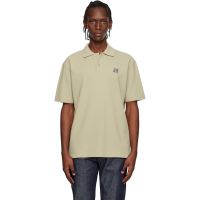 Maison Kitsune Beige Fox Head Comfort Polo 261389M212023