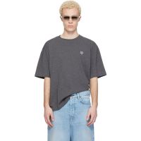 Maison Kitsune Gray Fox Head Oversize T-shirt 261389M213004