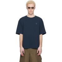 Maison Kitsune Navy Fox Head Oversize T-shirt 261389M213005